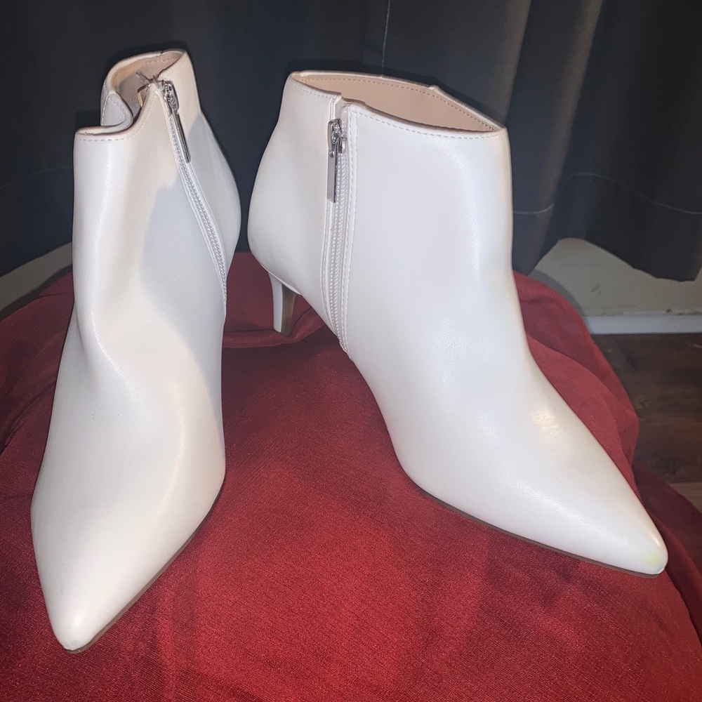 White booties